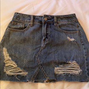 Pacsun jean skirt